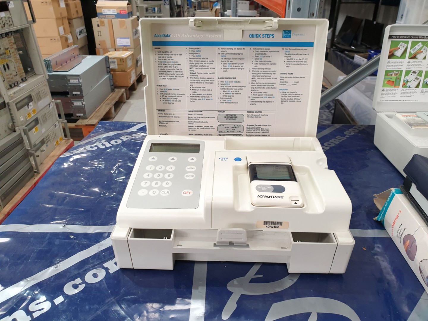 Mannheim Boehringer Accudata GTS glucose test stat...