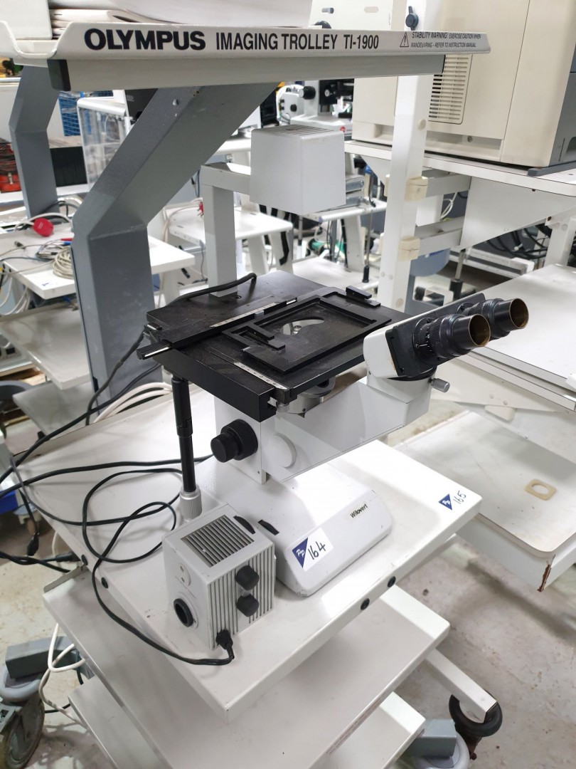 Wilovert lab microscope with light source (spares...