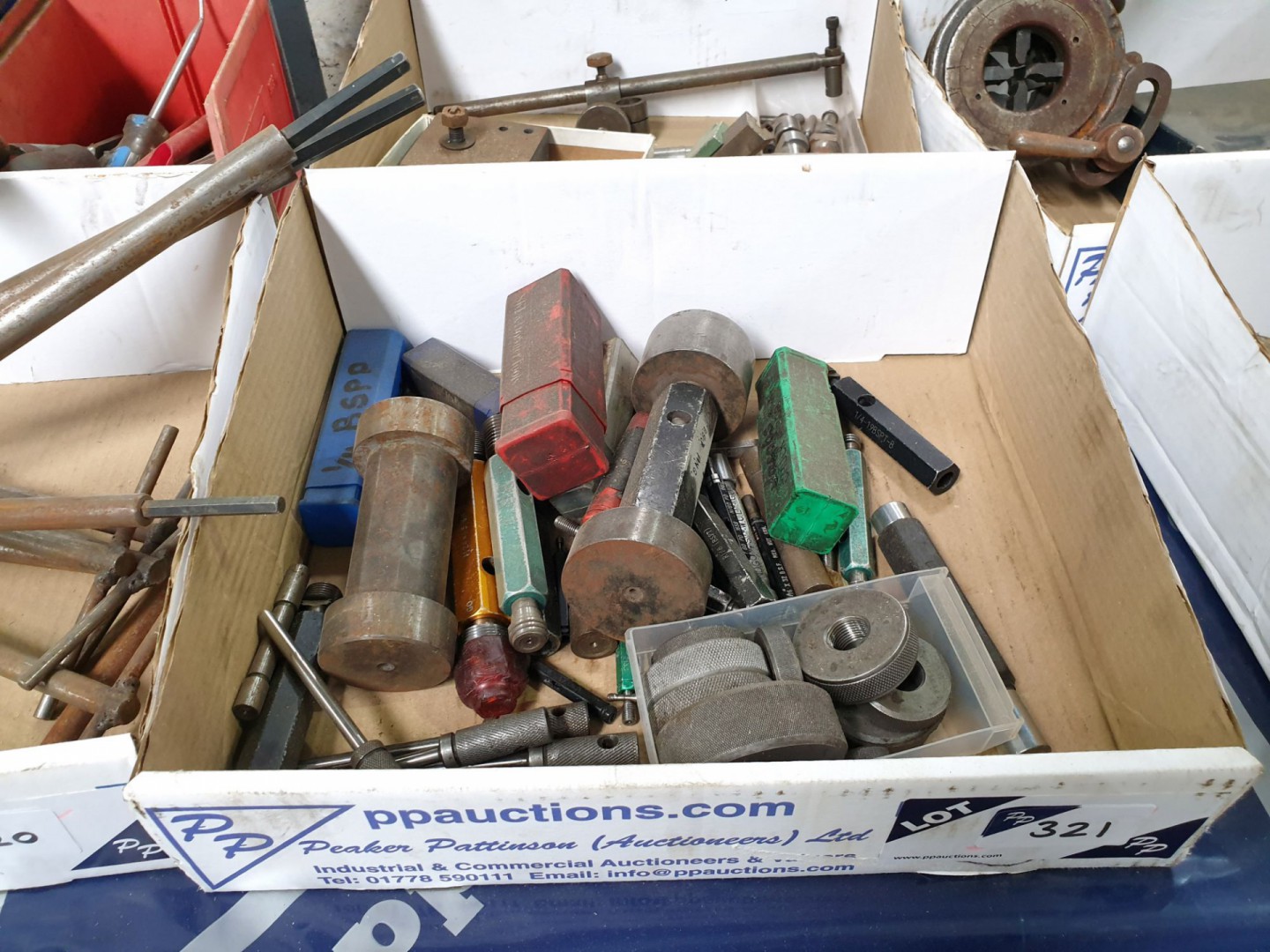 Qty various plug gauges etc - Lot Located at: PP S...