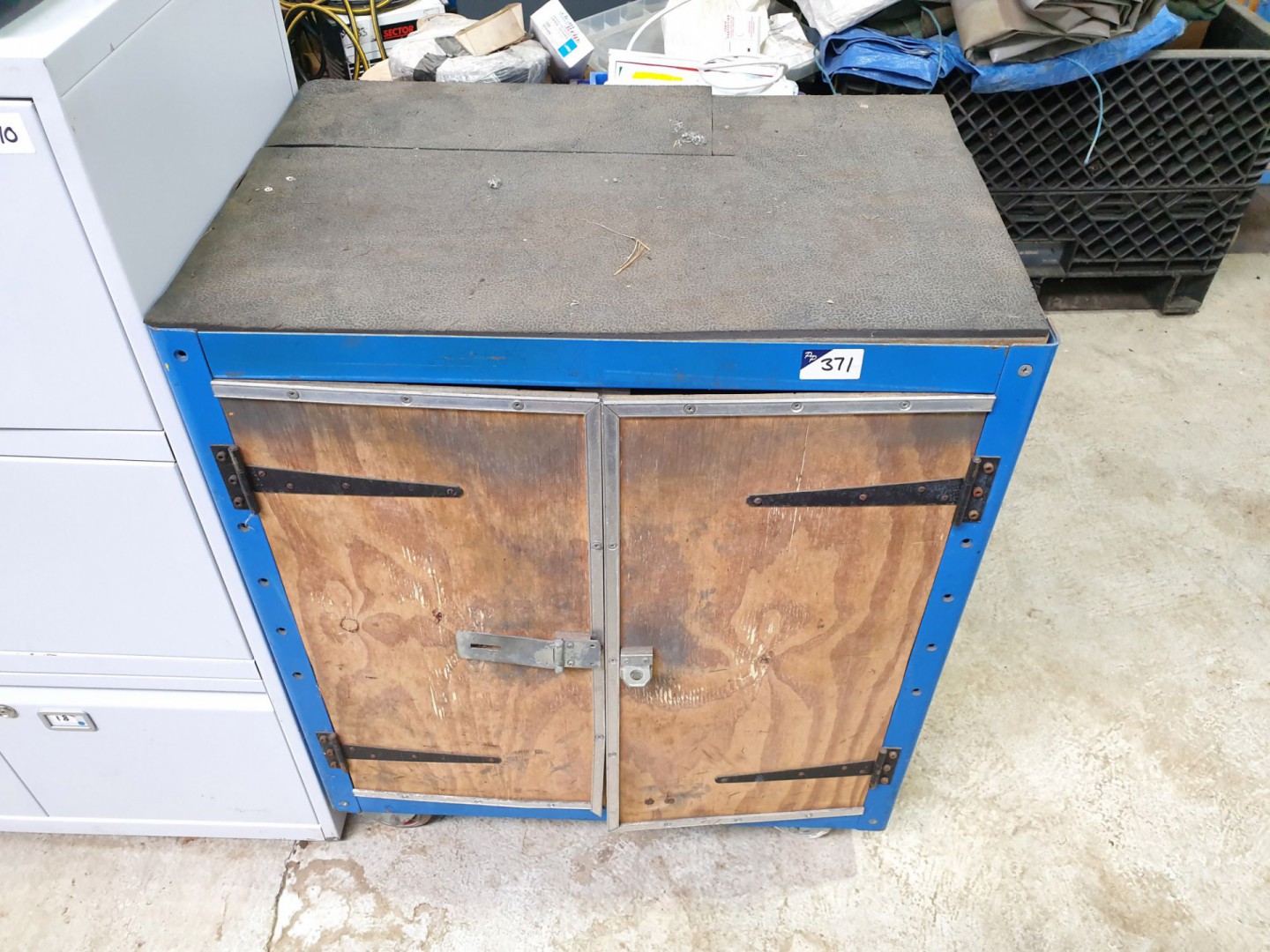 2 door mobile storage trolley - Lot Located at: PP...