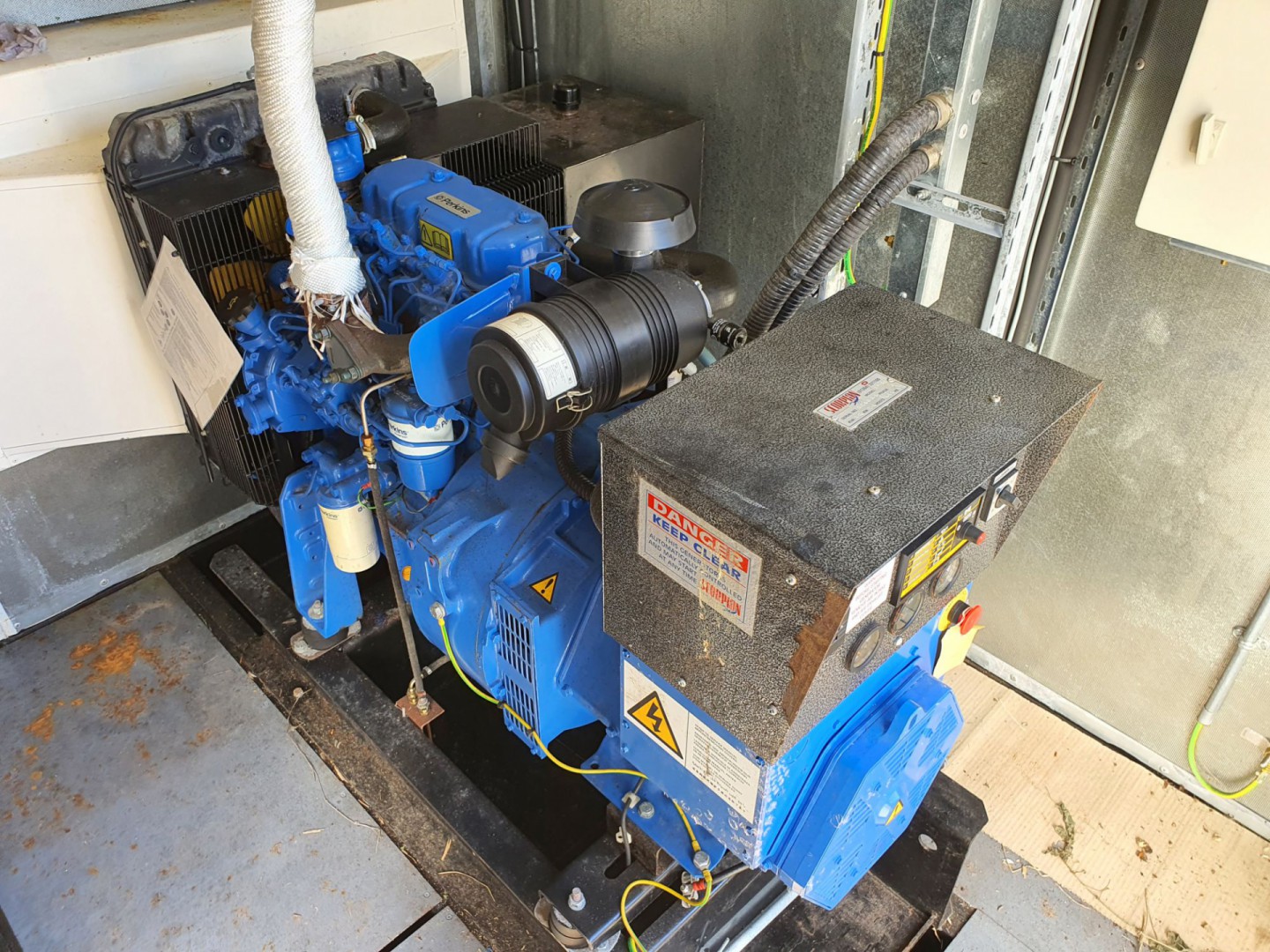 Perkins 30kva diesel generator, 1500rpm, 5hrs, Met...