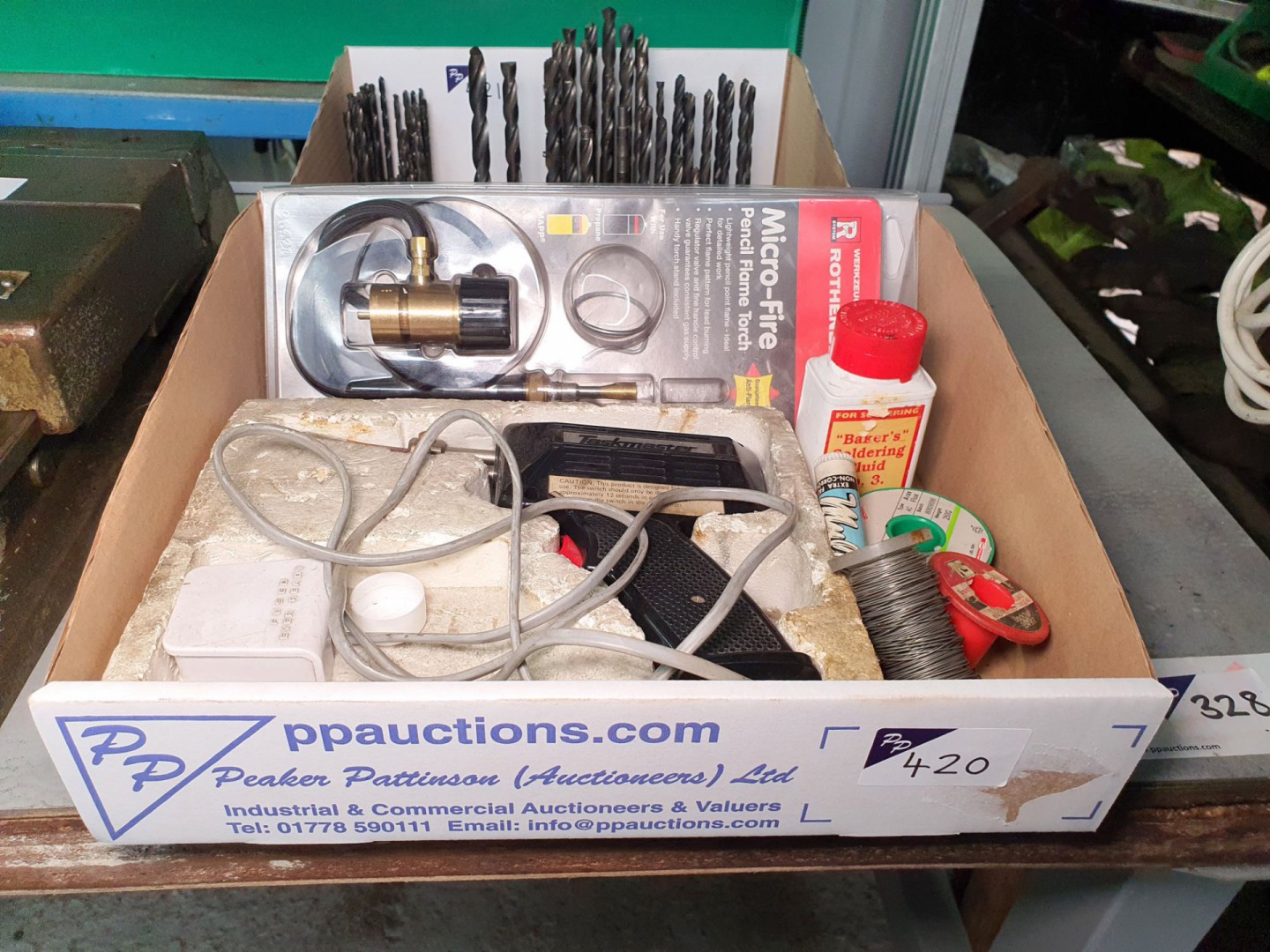 Taskmaster soldering iron, 240v, Rothenberger micr...