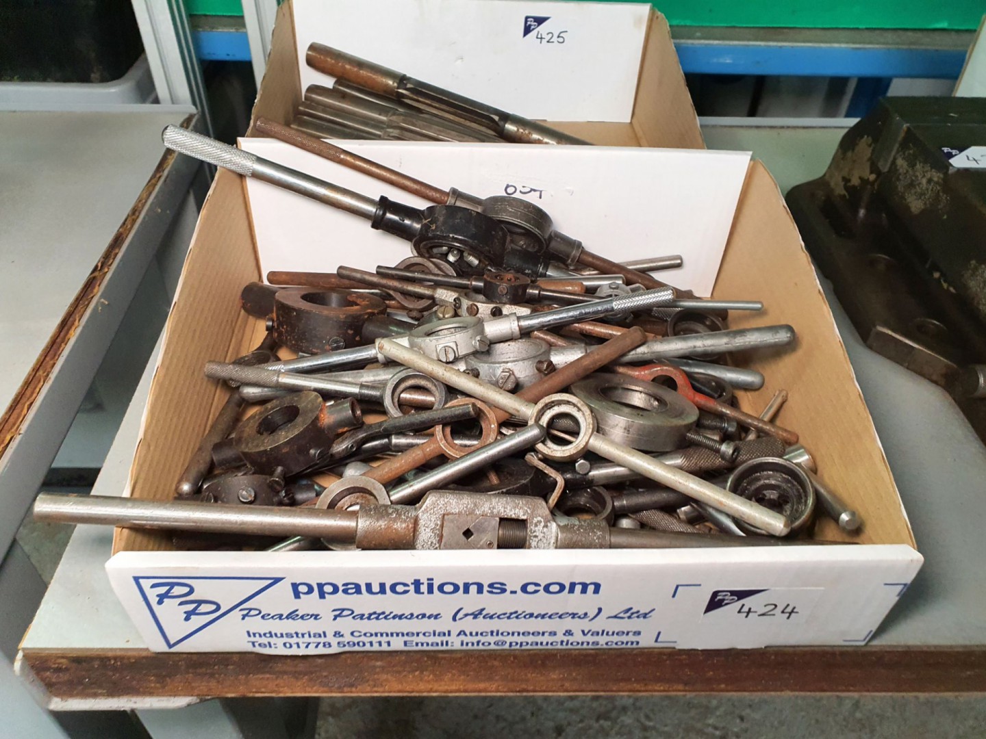 Qty various die handles / stocks etc - Lot Located...