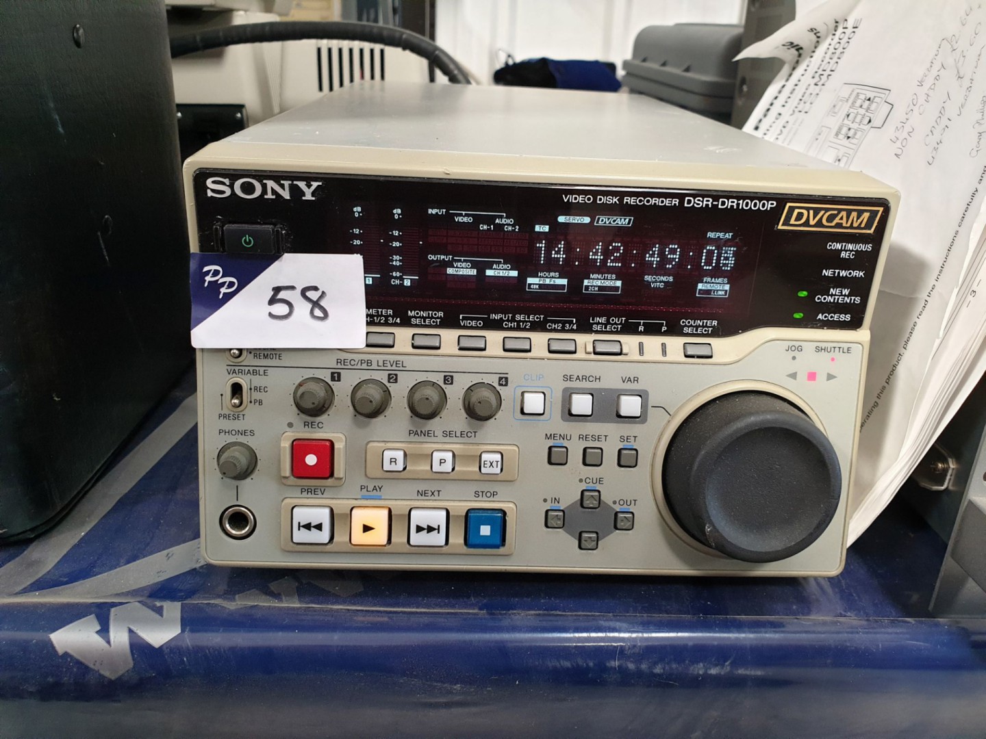 Sony DSR-DR1000P video disc recorder - Lot Located...