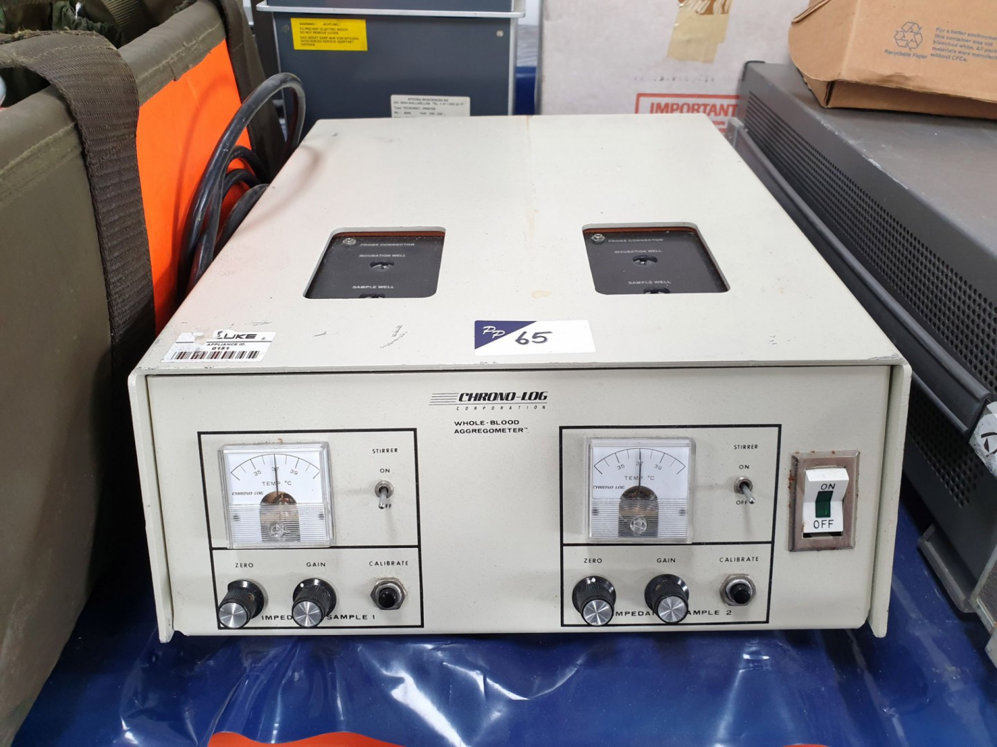Chrono-Log whole blood aggregometer - Lot Located...