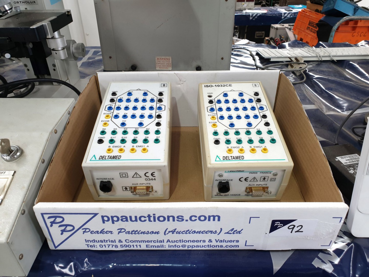 2x Deltamed ISO-1023CE interface boxes - Lot Locat...