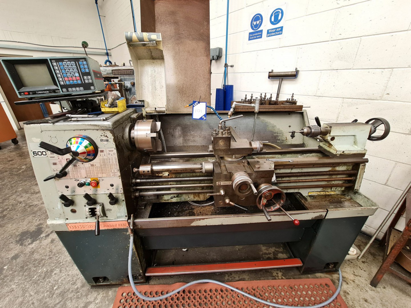 Colchester Student 1800 gap bed lathe, 6.5” CH x 4...