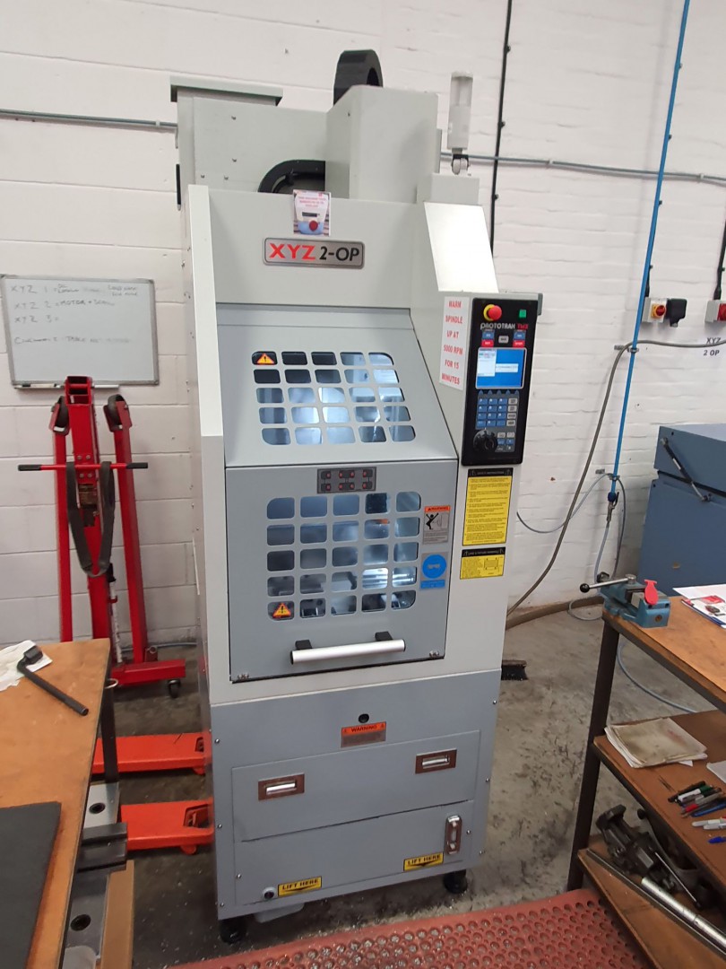 XYZ 2-OP CNC mobile second operation VMC, 8 tool t...