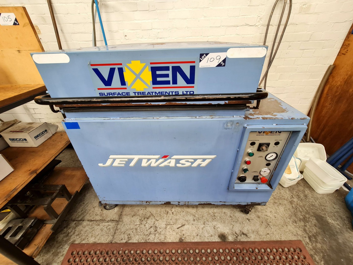 Vixen JetWash JW60 600mm dia basket industrial was...