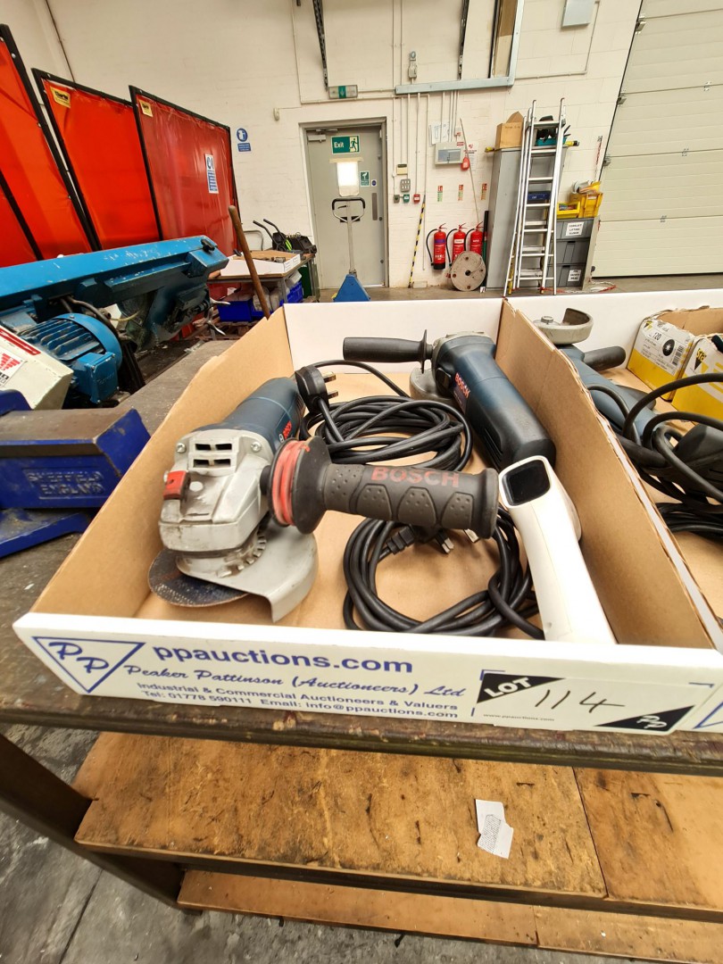 Bosch GWS 6-100 & GWS 11-125 angle grinders, 240v