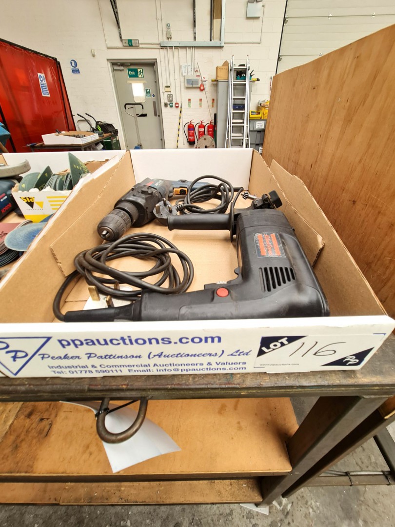Bosch QBM 13-2RE & Atlas Copco SBE18R rotary drill...