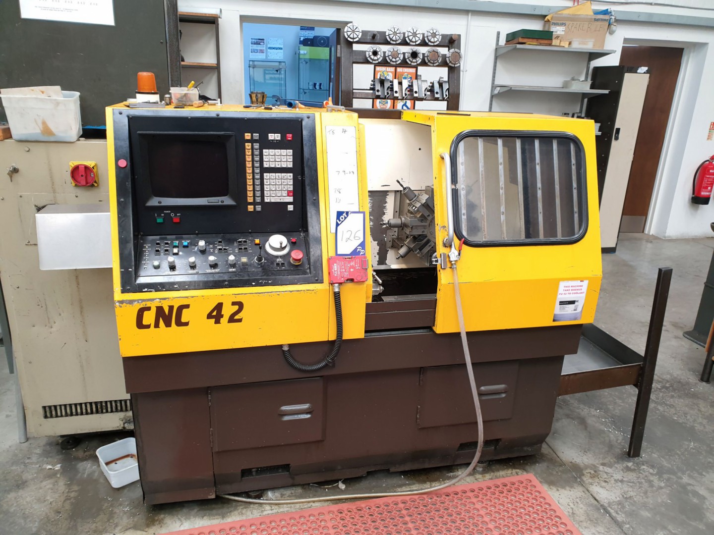 EMI-MEC CNC 42 turning centre, collect chuck, 8 to...