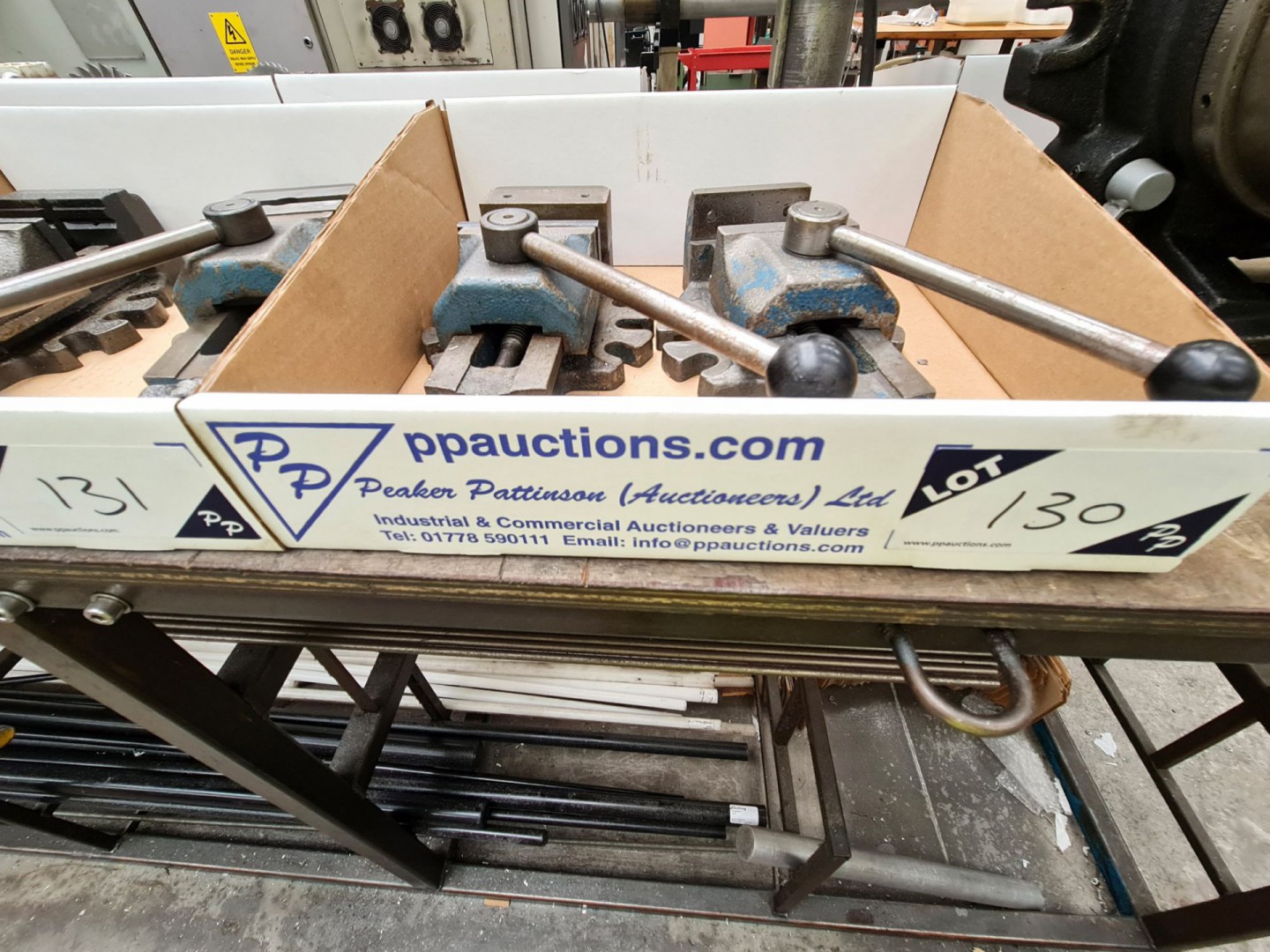 2x 80mm machine vices