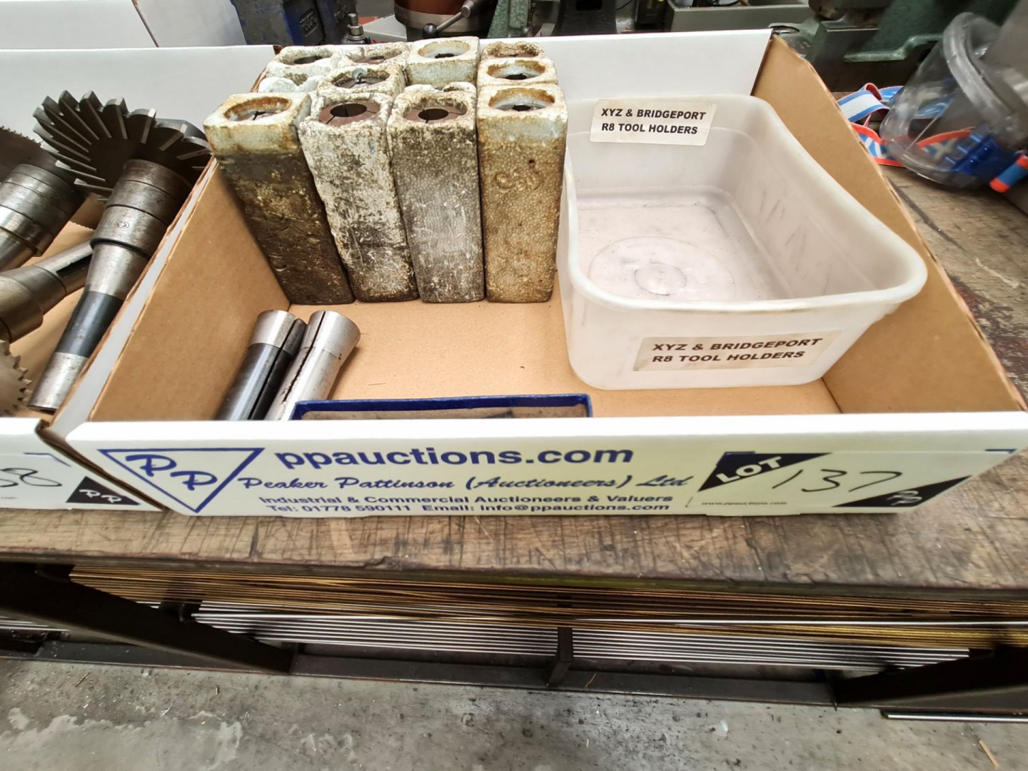 Bridgeport R8 tool holders