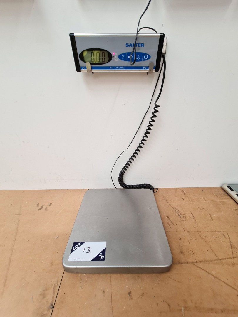 Salter PS-50 digital weighing scales, 50kg cap, 24...