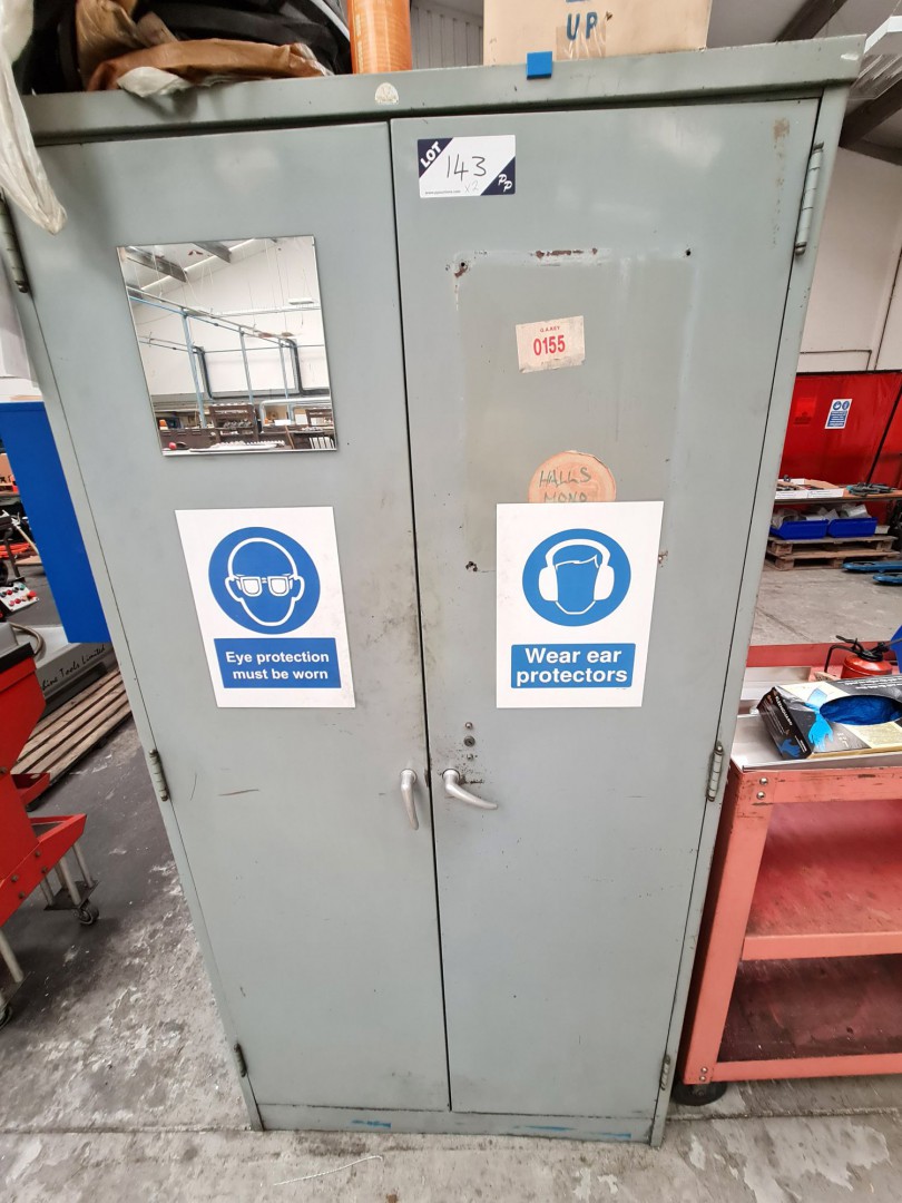 2x 2 door cupboards, 920x460x1840mm H with content...