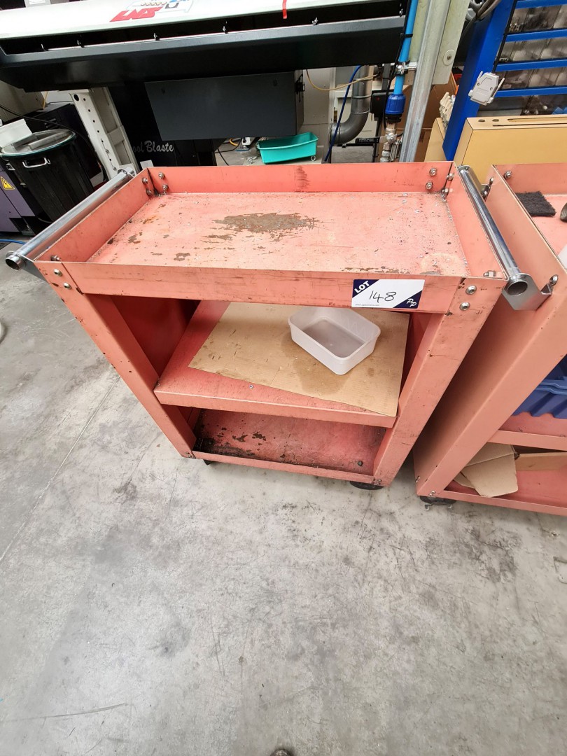 Mobile work trolley, 850x450x950mm H