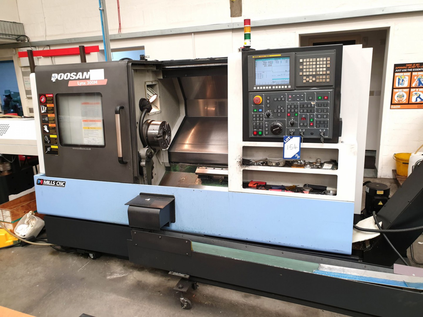 Doosan Lynx 300M CNC turning centre, 12 tool turre...