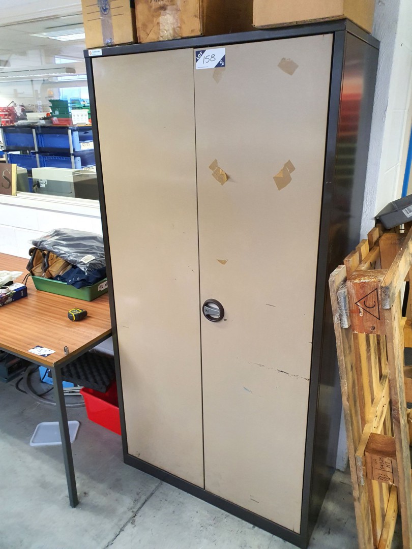 Easistore 2 door metal storage cupboard, 900x450x1...