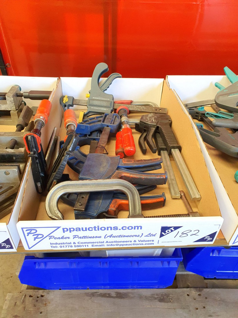 Qty various Babco etc clamps