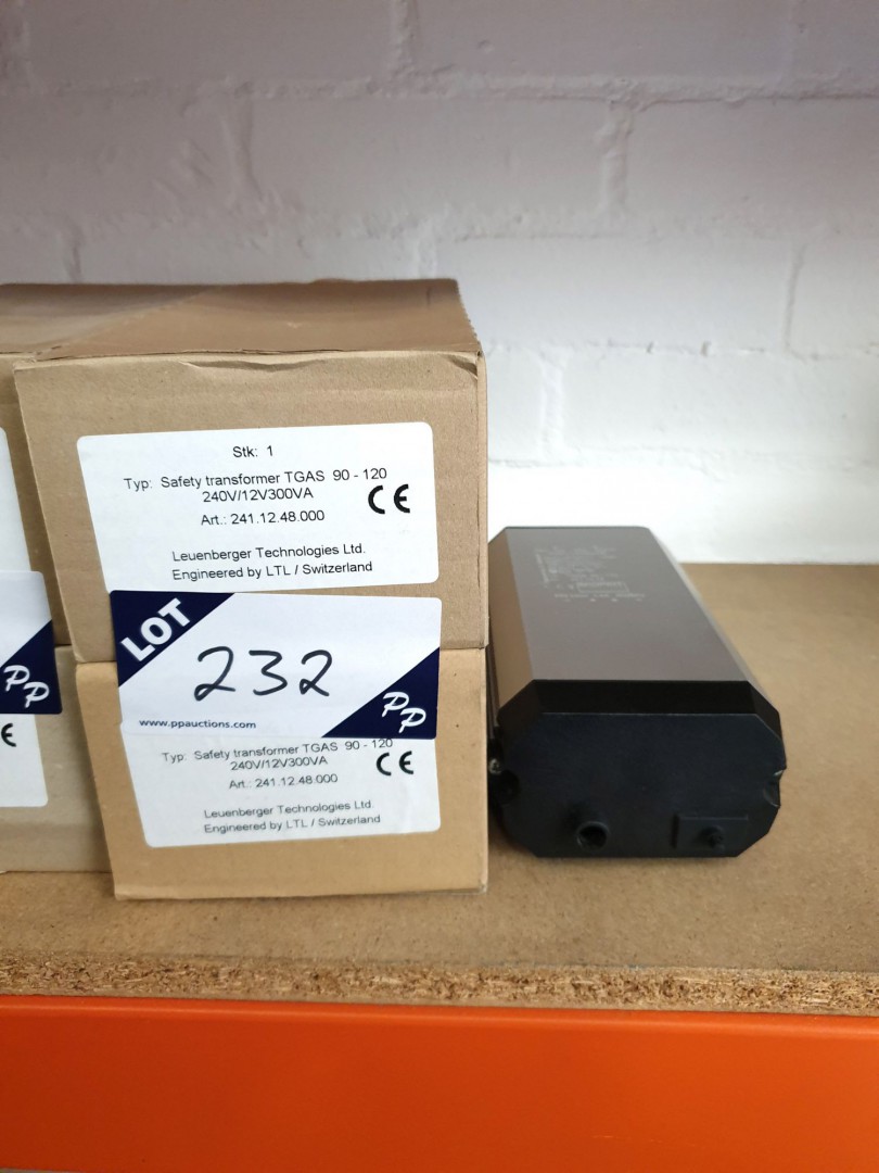 2x Leuenberger Technologies type TGAS 90-120 safet...