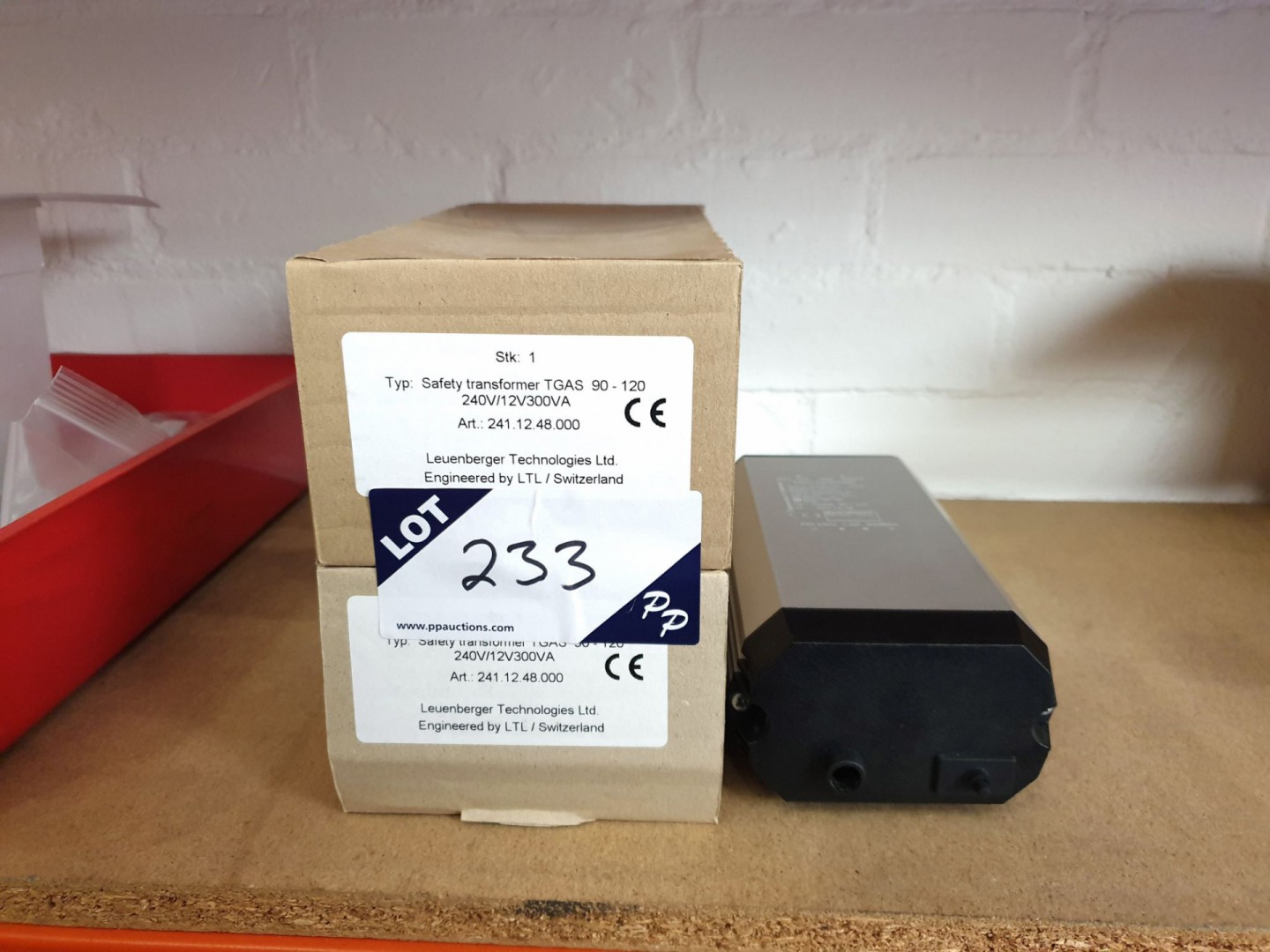 2x Leuenberger Technologies type TGAS 90-120 safet...