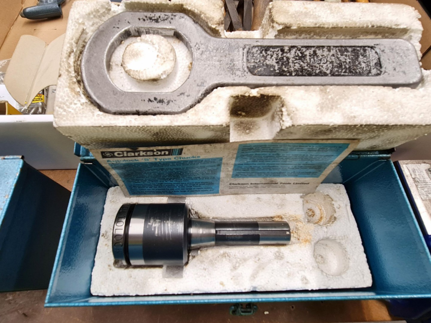 Clarkson Autolock chuck, 7/16 UNF large collet
