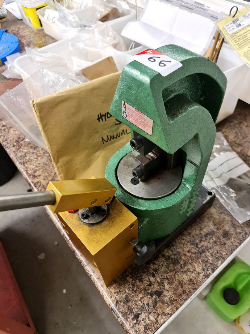 Unisplice HGF25 manual 25T hydraulic swager / pres...