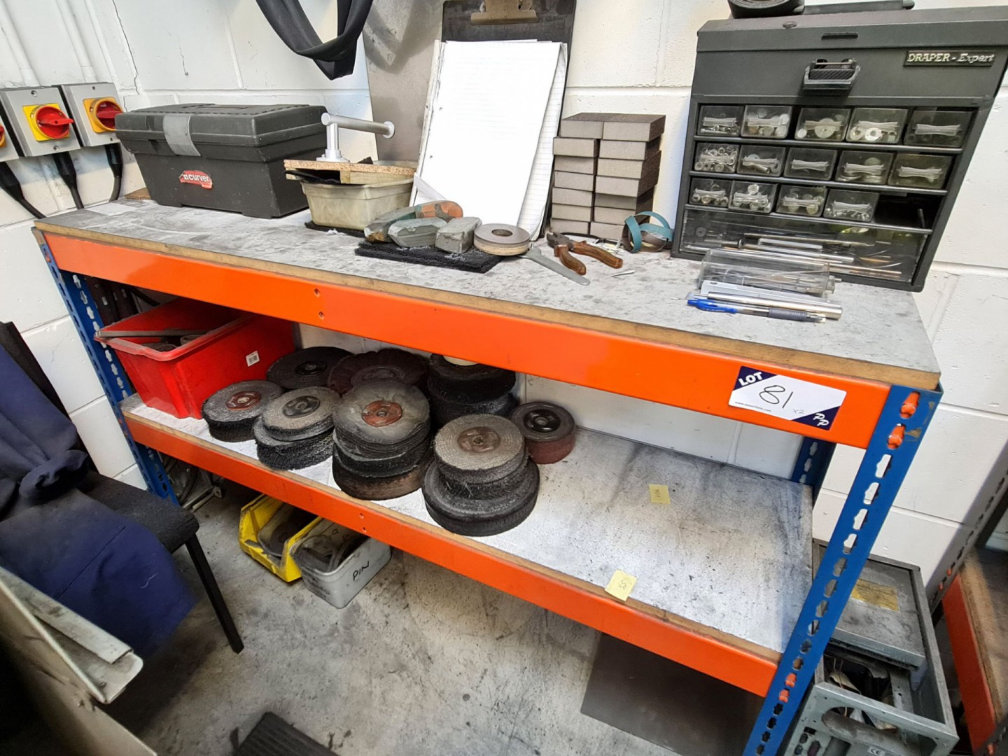 2x various light duty boltless storage racking wit...