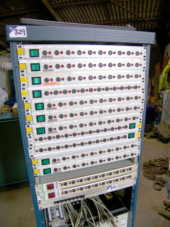 Rack type trolley with Qty dB 10 way MDU's
