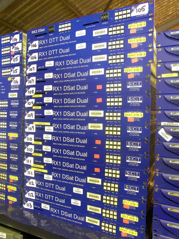 2x SCT RX1 DTT dual BNCS/Local control digital ter...