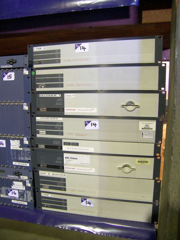 2x NDS System 3000 Transport Stream processor, NDS...