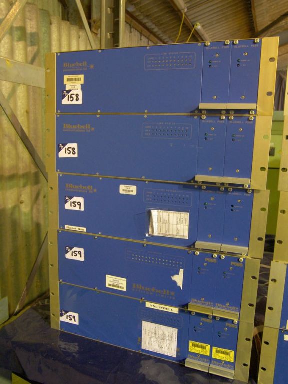3x Bluebell Communications 3U chassis with cards i...