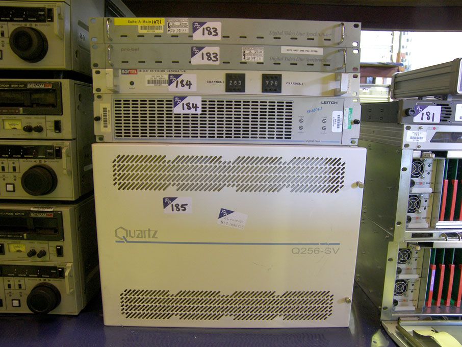 2x Pro-Bel digital video line synchroniser