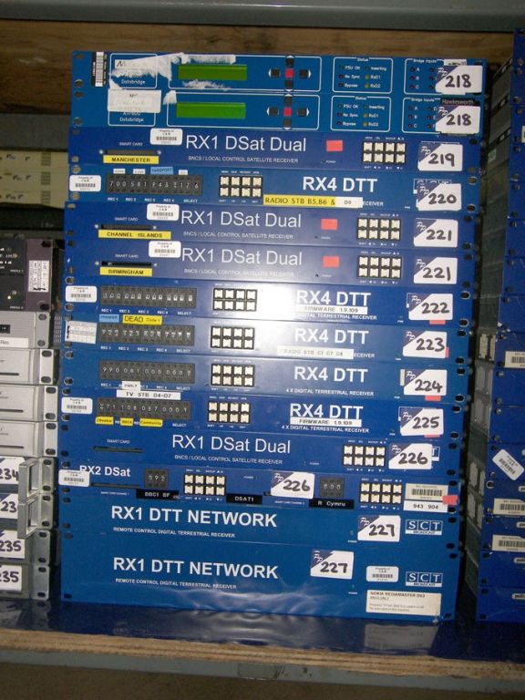 SCT Broadcast RX4 DTT 4x Digital terrestrial recei...