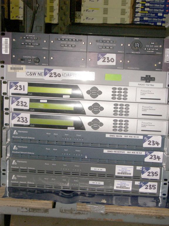 2x Harmonic broadcast network gateways
