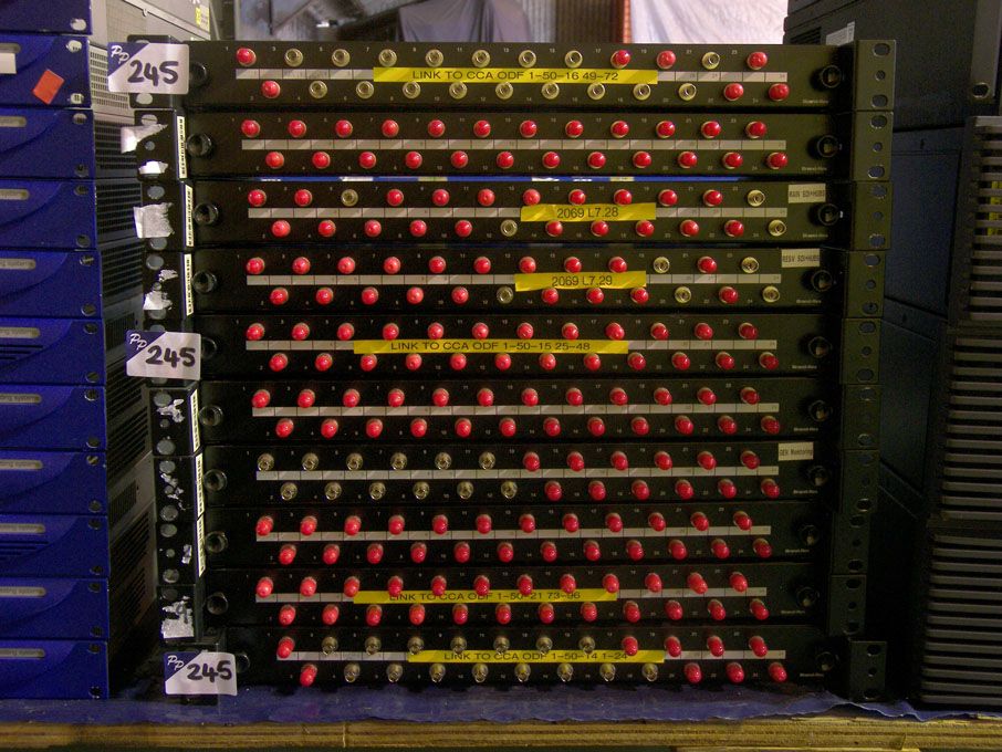 10x Brand-Rex link fibre interface panel