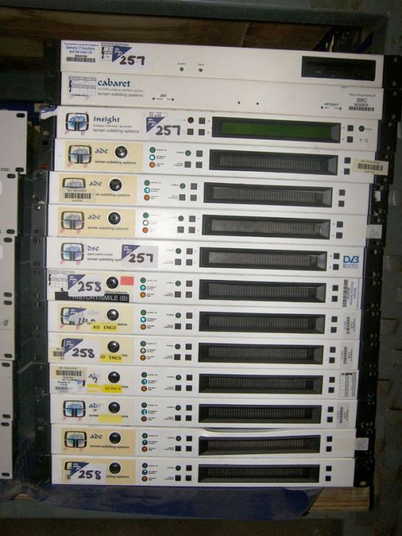 Cabaret DVB subtitling interface, ABE digital subt...