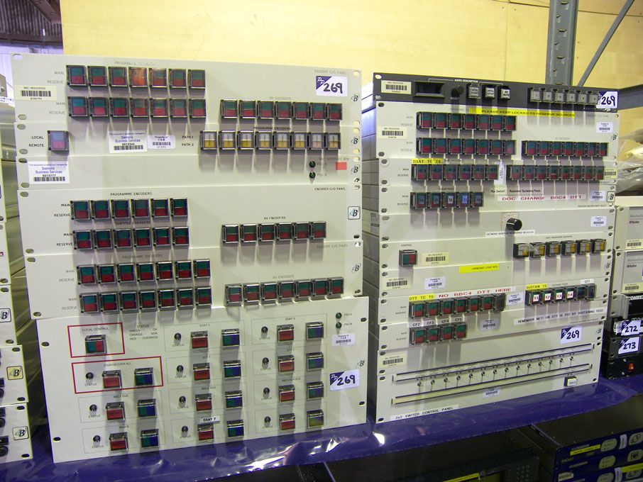 Qty various dB encoder c/o panels, DSAT programme...