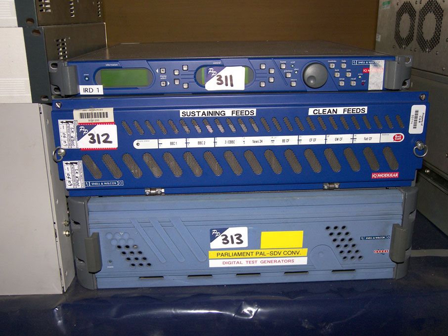 Snell & Wilcox IQ modular chassis with cards inc:...