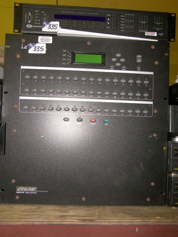 Inline MSX 3216 matrix switcher & Crestron Pro2 pr...