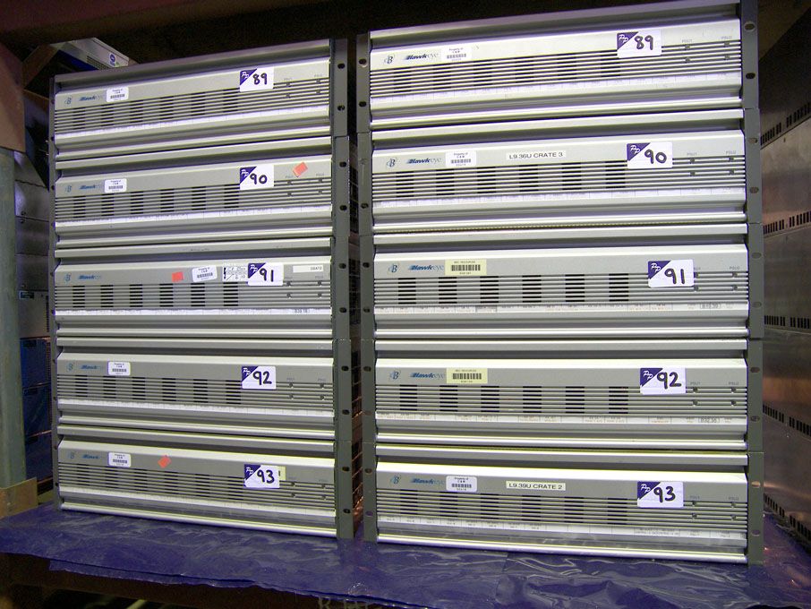 2x dB Hawkeye chassis with cards inc: 5x V1614, 2x...