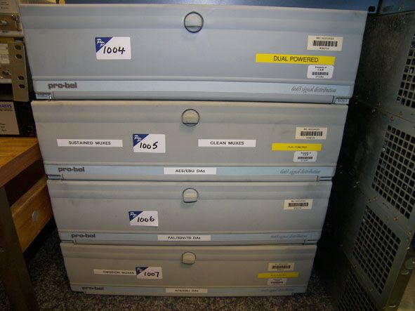 Pro-Bel 6063 Signal Distribution chassis with card...