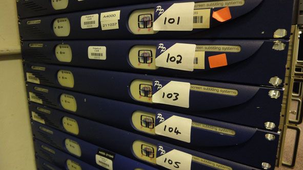 Polistream A4000 screen subtitling system