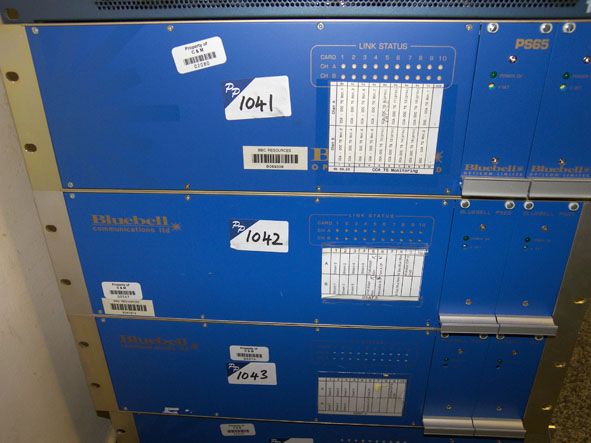 Bluebell Communications PSU fibre optic 3U chassis...