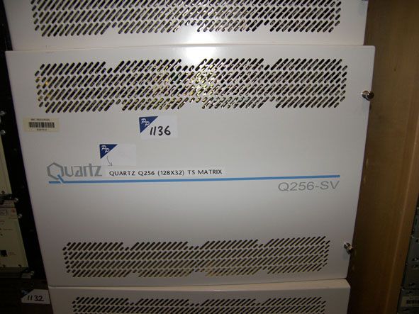 Quartz Q256-SV router 128x32, with cross point car...