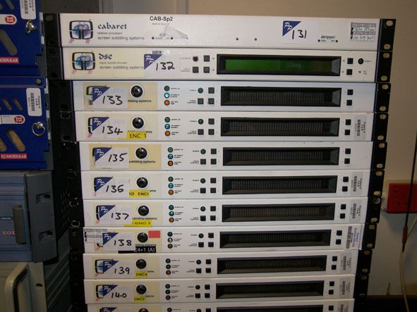 Audio Description Encoder screen subtitling system