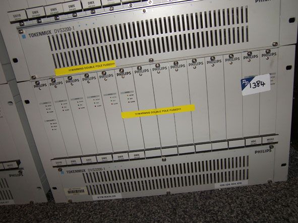 Philips TokenMUX DVS 3200-1 chassis with cards inc...