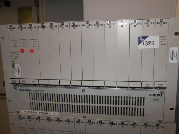 Philips TokenMUX DVS 3200-1 chassis with cards inc...