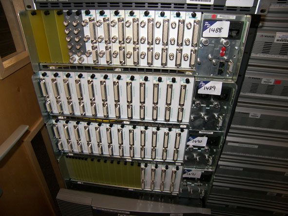 Trilogy chassis with cards inc: 12x AES / EBU vide...